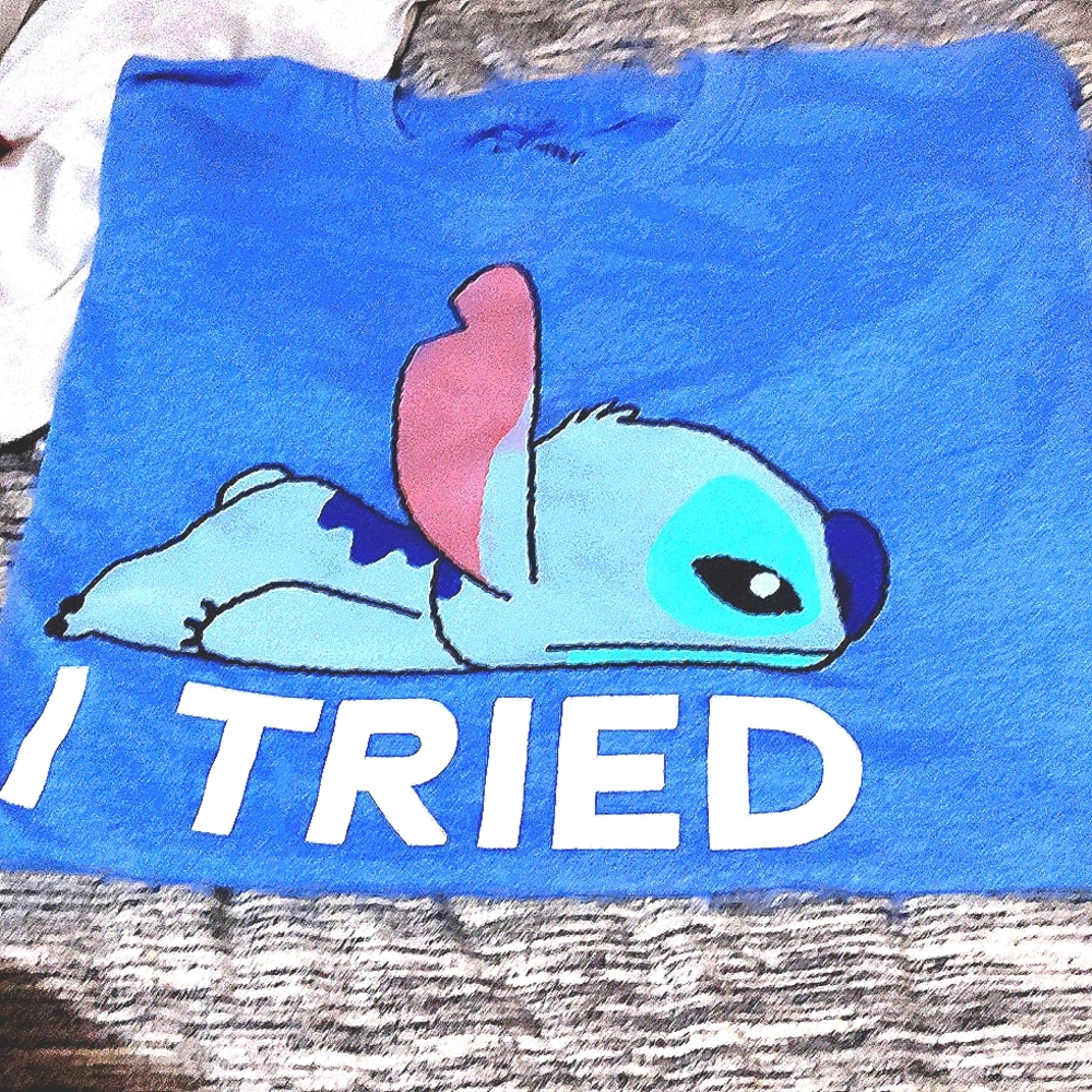 Blue men's Disney tee